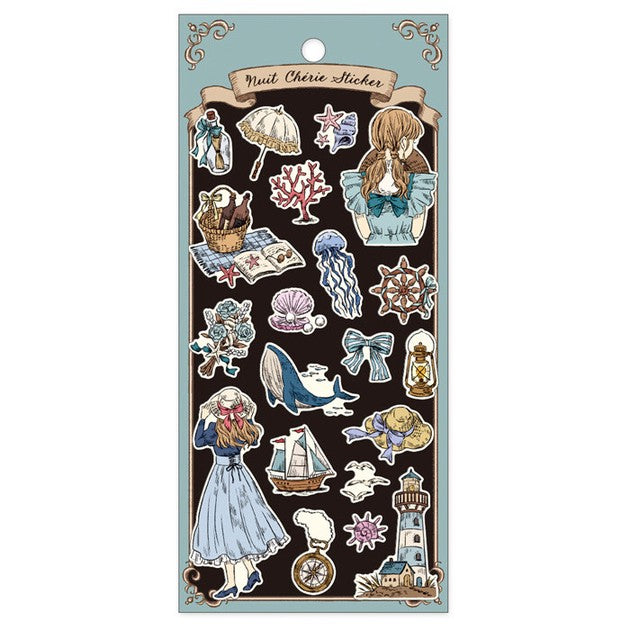 Memories of the Sea Breeze 'Nuit Cherie' Stickers Sheet