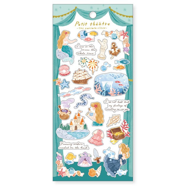 Mermaid Under The Sea 'Petit Theatre' Stickers Sheet