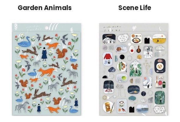 'Nishishuku' Cozyca Stickers Sheet