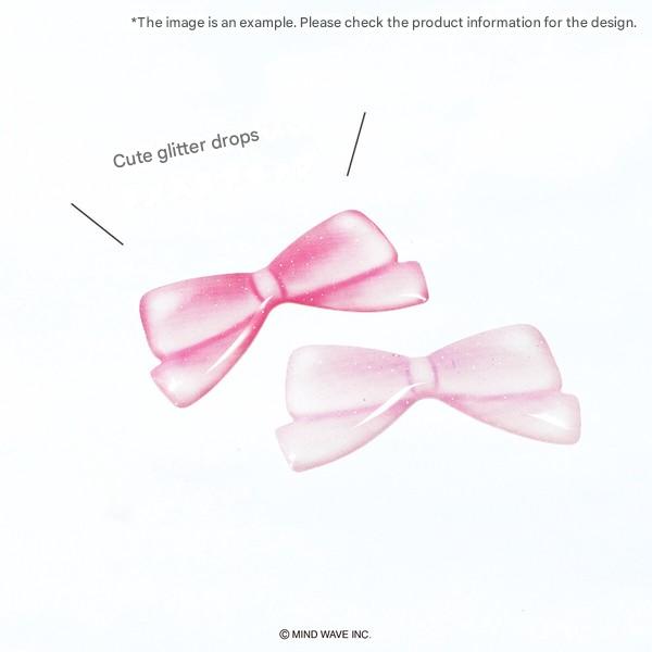 Pink Ribbon 'Fave You' 3D Epoxy Resin Stickers Sheet