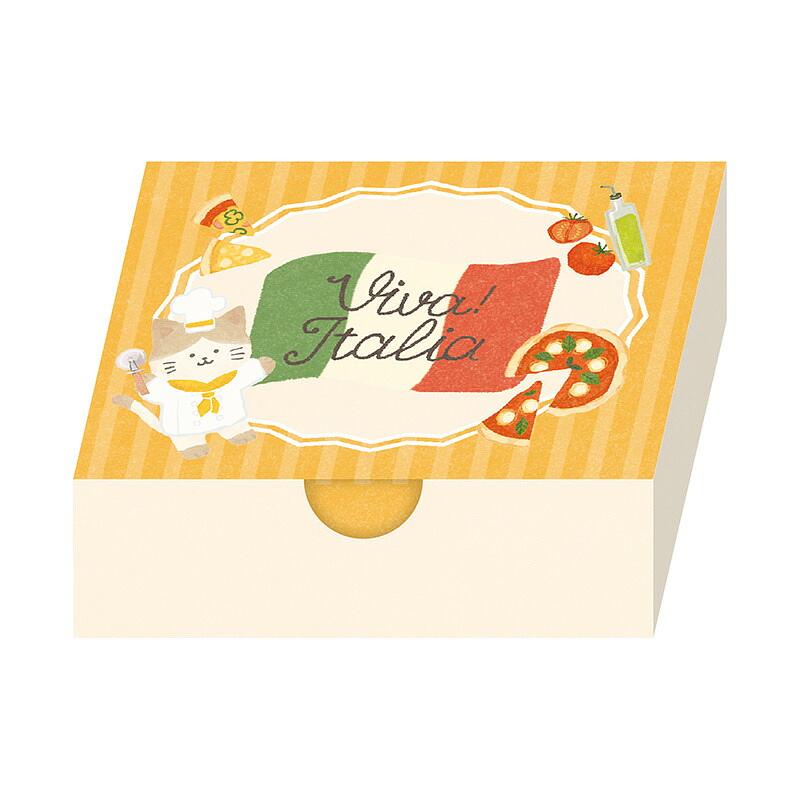 Pizza Kitten 'Viva Italia' Boxed Memo Pad