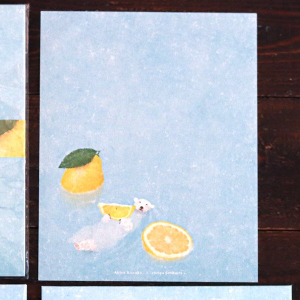 Polar Bear Lemon 'Akira Kusaka' Letter Writing Set
