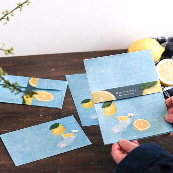 Polar Bear Lemon 'Akira Kusaka' Letter Writing Set