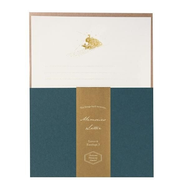 Running Train in the Night Sky 'Memories Letter' Letter Writing Set