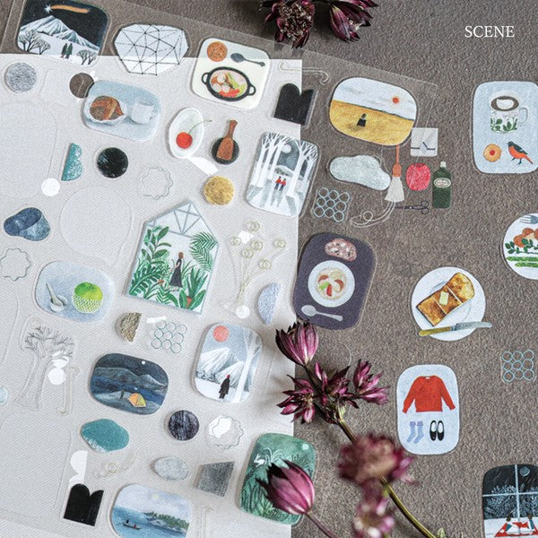 Scene Life 'Nishishuku' Cozyca Stickers Sheet