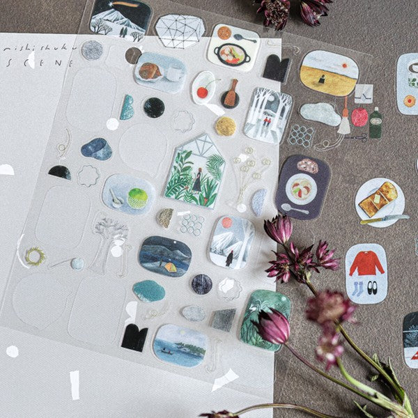 Scene Life 'Nishishuku' Cozyca Stickers Sheet