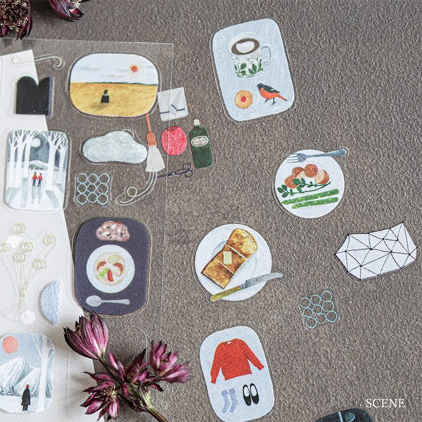 Scene Life 'Nishishuku' Cozyca Stickers Sheet