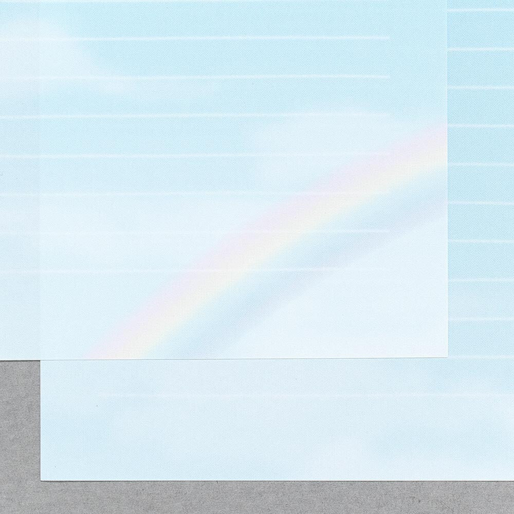 Sky 'Sora' Clouds Rainbow Letter Writing Pad