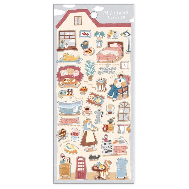 Snack Time | 'My Home' Series | Stickers Sheet