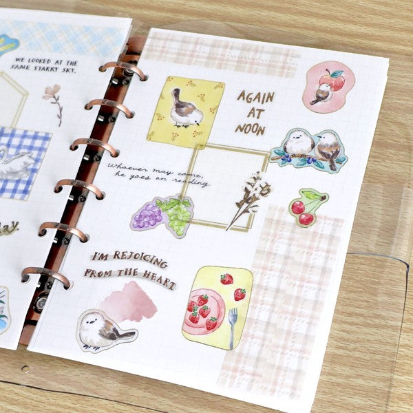 Snow Fairy Bird 'With Animals' Sticker Sheet