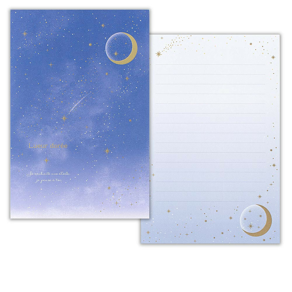 Star Street 'Lueur doree' Letter Writing Pad