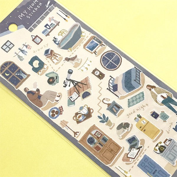 Starry Sky Time 'My Home' Series Stickers Sheet