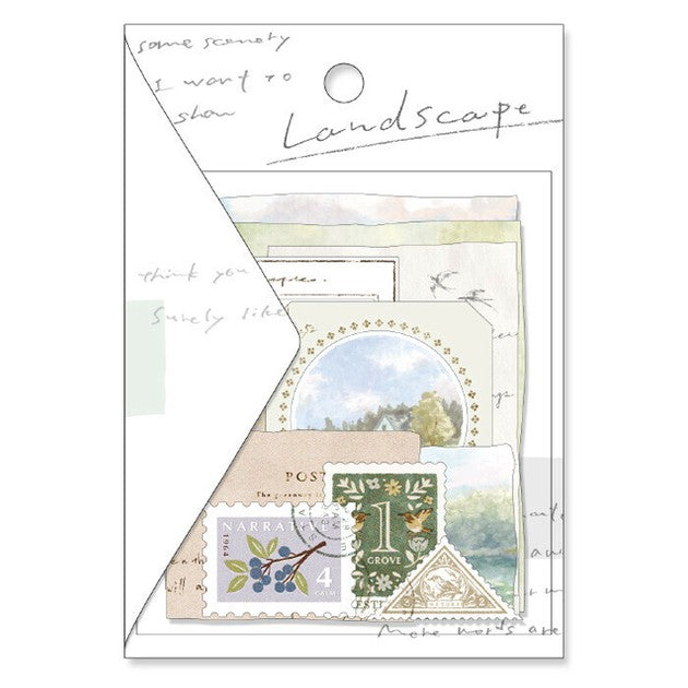 Sunlight Filtering Through Trees 'Landscape' | Flake Stickers | Mind Wave