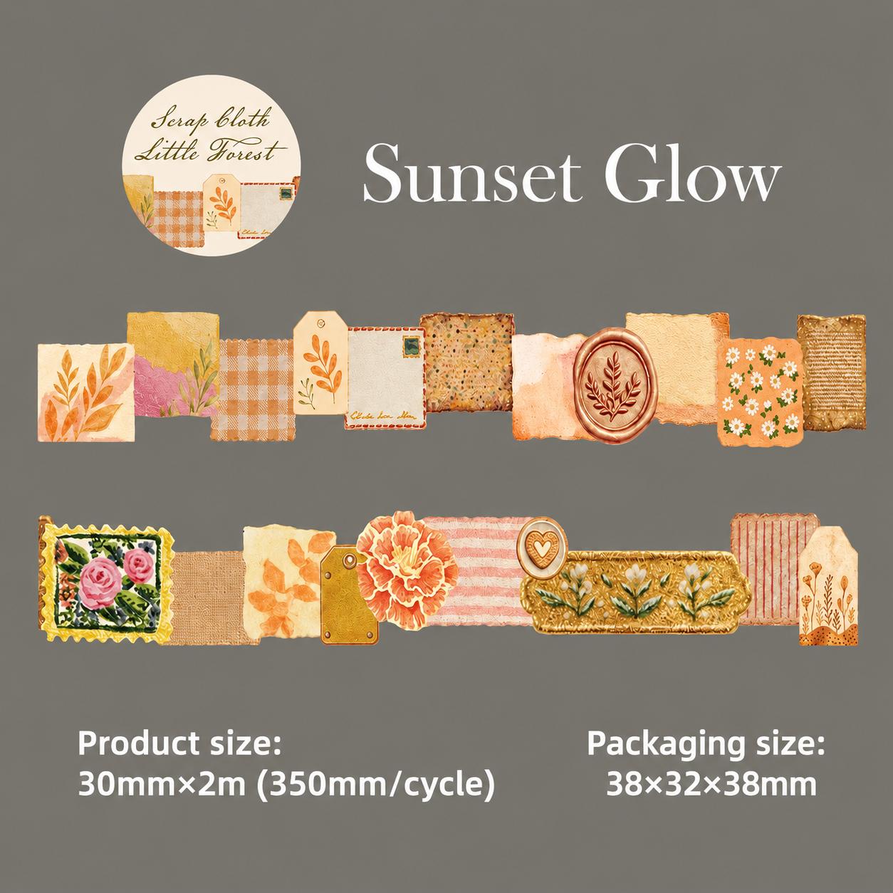 Sunset Glow 'Scrap Cloth Little Forest' Edgeless Paper Tape