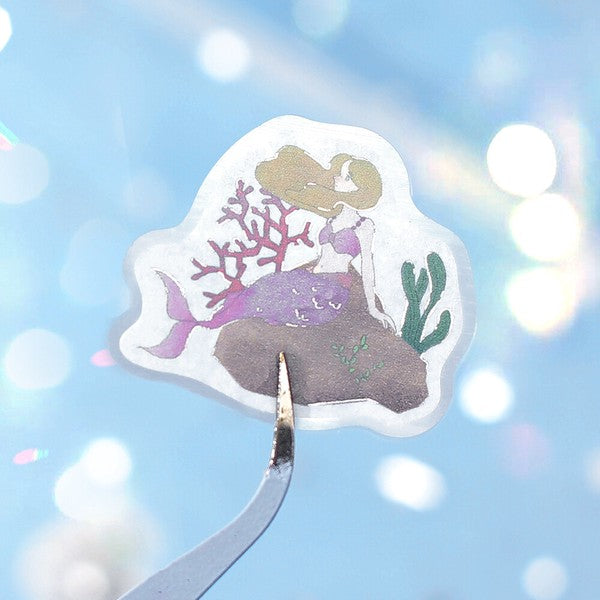 The Story of Mermaid | Fairy Tale | Planner Flake Stickers | BGM