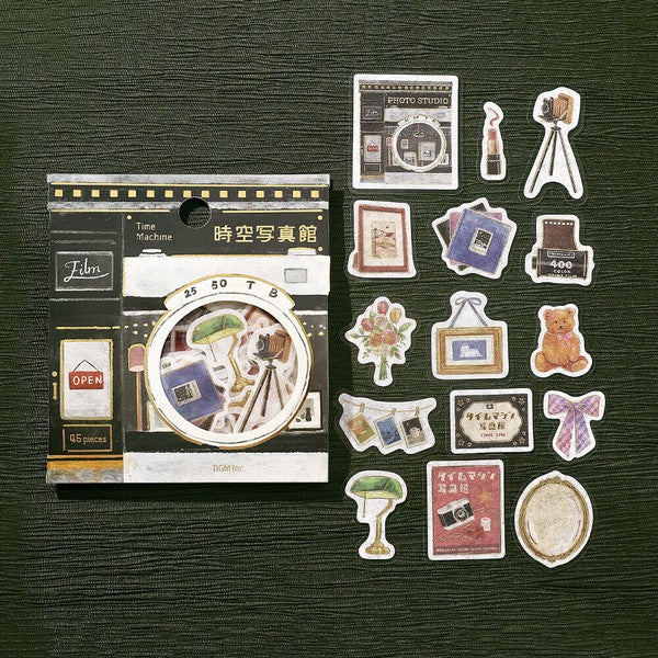 Film & Photo Gallery | Time & Space | 'Shopping Arcade' Series | Planner Flake Stickers | BGM