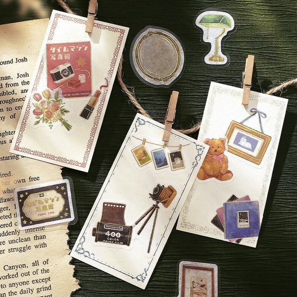 Film & Photo Gallery | Time & Space | 'Shopping Arcade' Series | Planner Flake Stickers | BGM