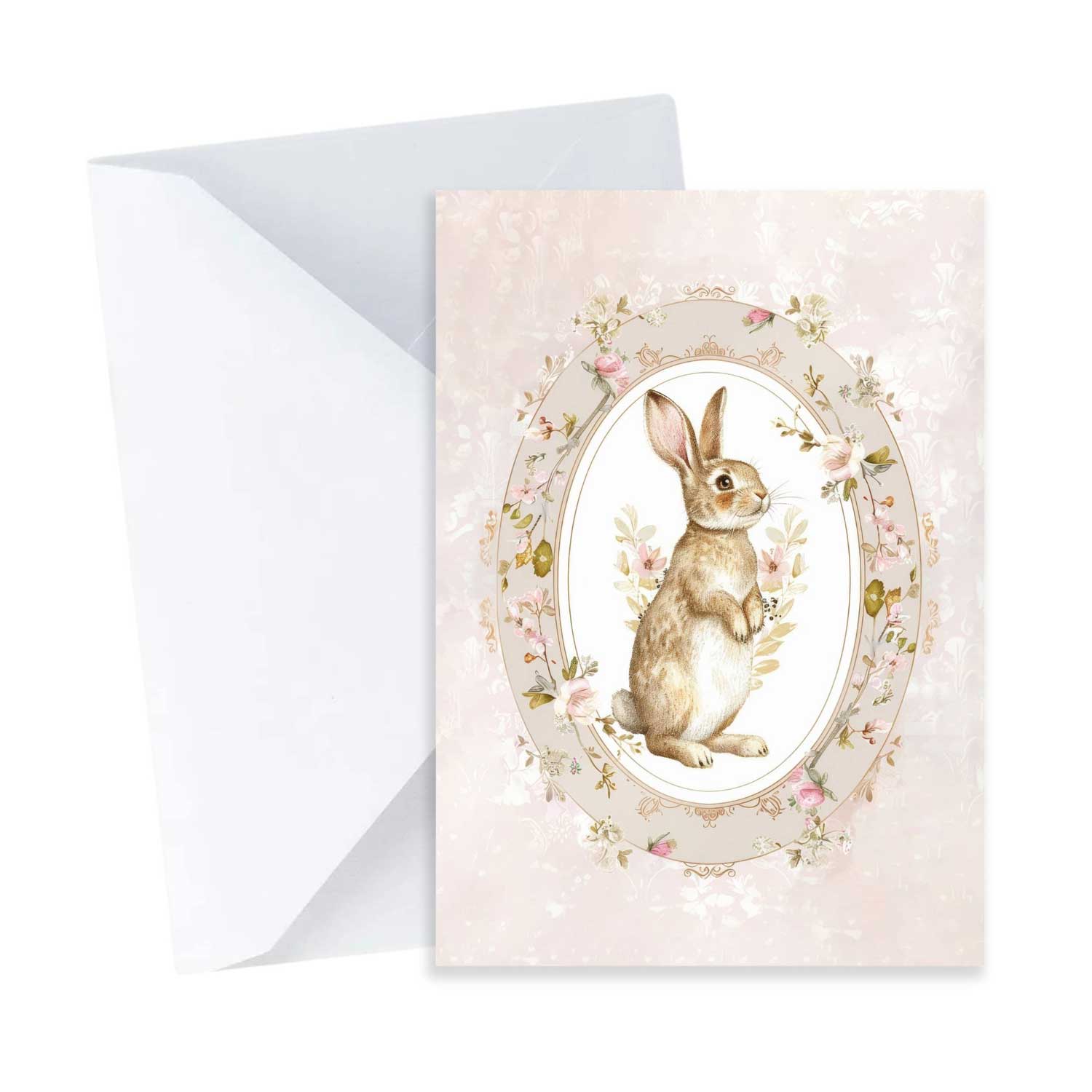 Vintage A7 Mini Bunny Rabbit Greeting Card | Popsy Press