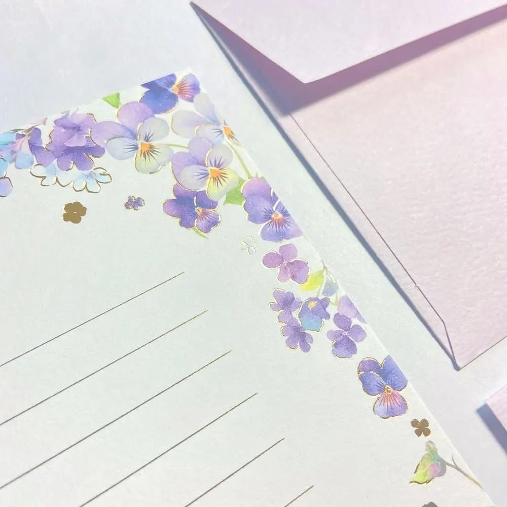 Viola Pansies 'Polite Letters' Letter Writing Set