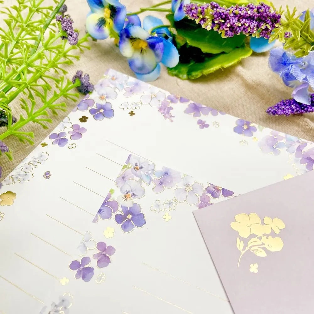 Viola Pansies 'Polite Letters' Letter Writing Set