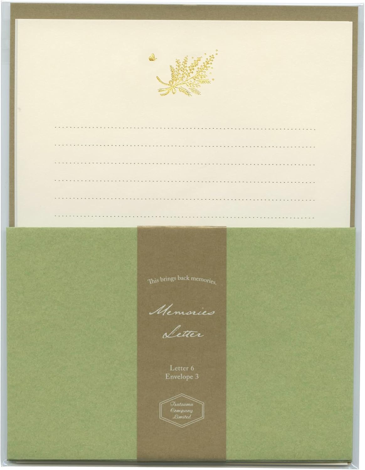 Wattle & Butterfly 'Memories Letter' Letter Writing Set
