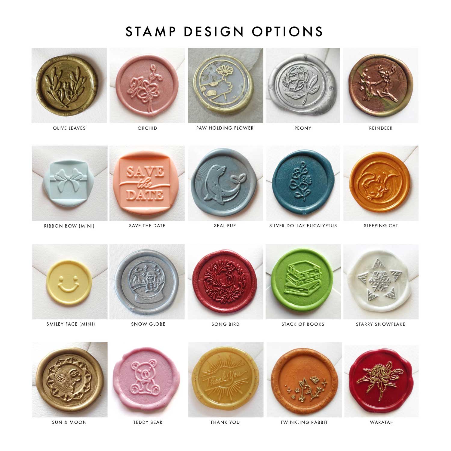 wax sealing kit fiona ariva starter set australia stamp designs