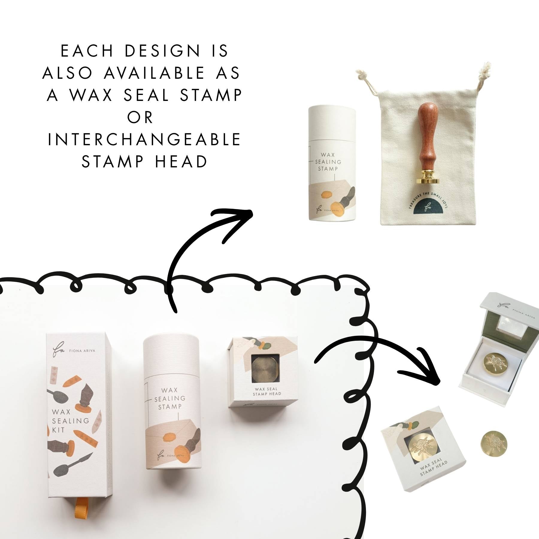 Fiona Ariva Wax Seal Stamp Design