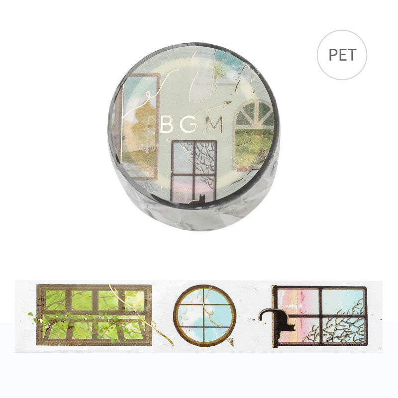 Window Scenery Clear Washi Tape | BGM