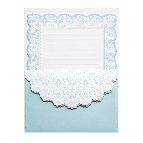 Blue Lace | Coleur Claire Arabesque Letter Writing Set