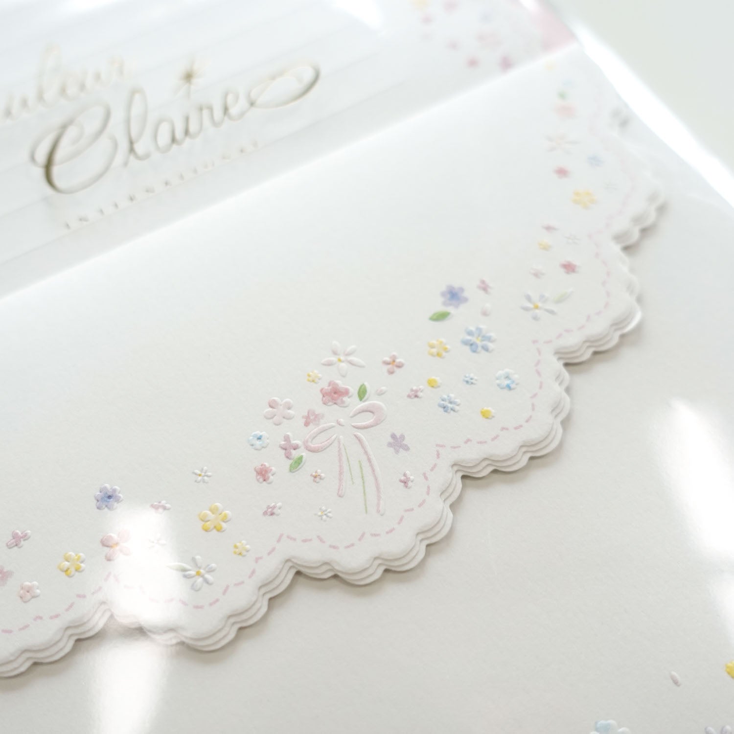 Petit Fleur Embroidery | Coleur Claire Arabesque Letter Writing Set