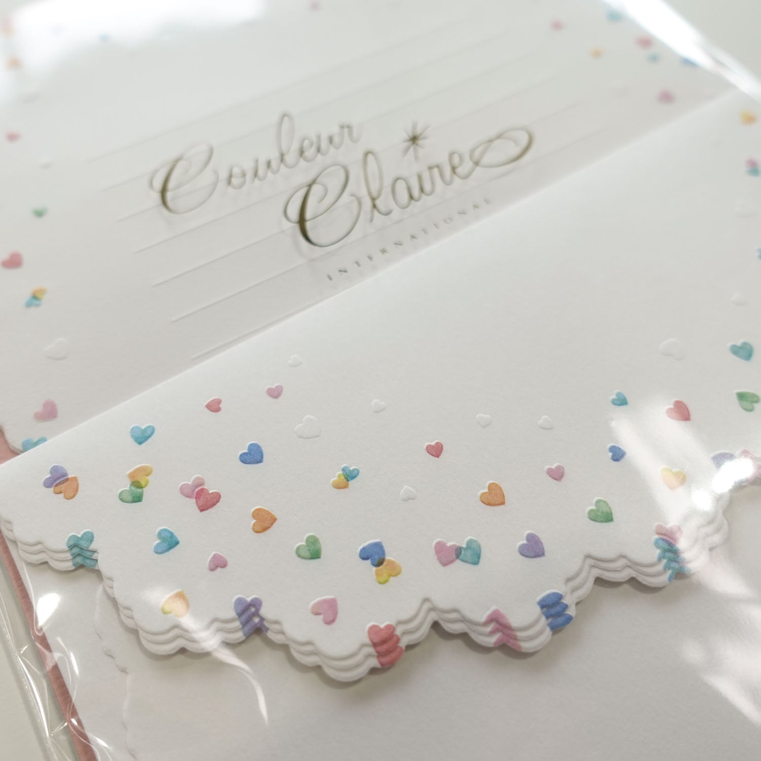 Heart Shower | Coleur Claire Arabesque Letter Writing Set