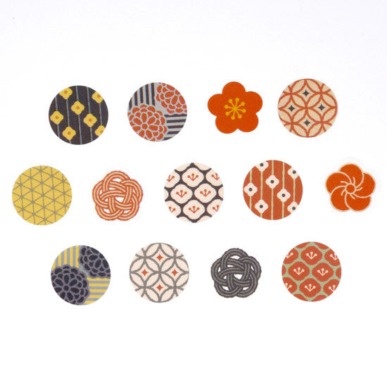 Bande Retro Japanese Patterns | Washi Tape Masking Roll Sticker