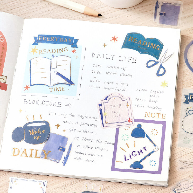 Blue Bookstore | Holiday Store Tour | Planner Flake Stickers | BGM