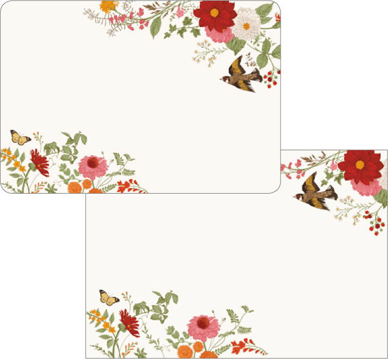 Butterfly Burgundy Bird Small Letter Writing Set