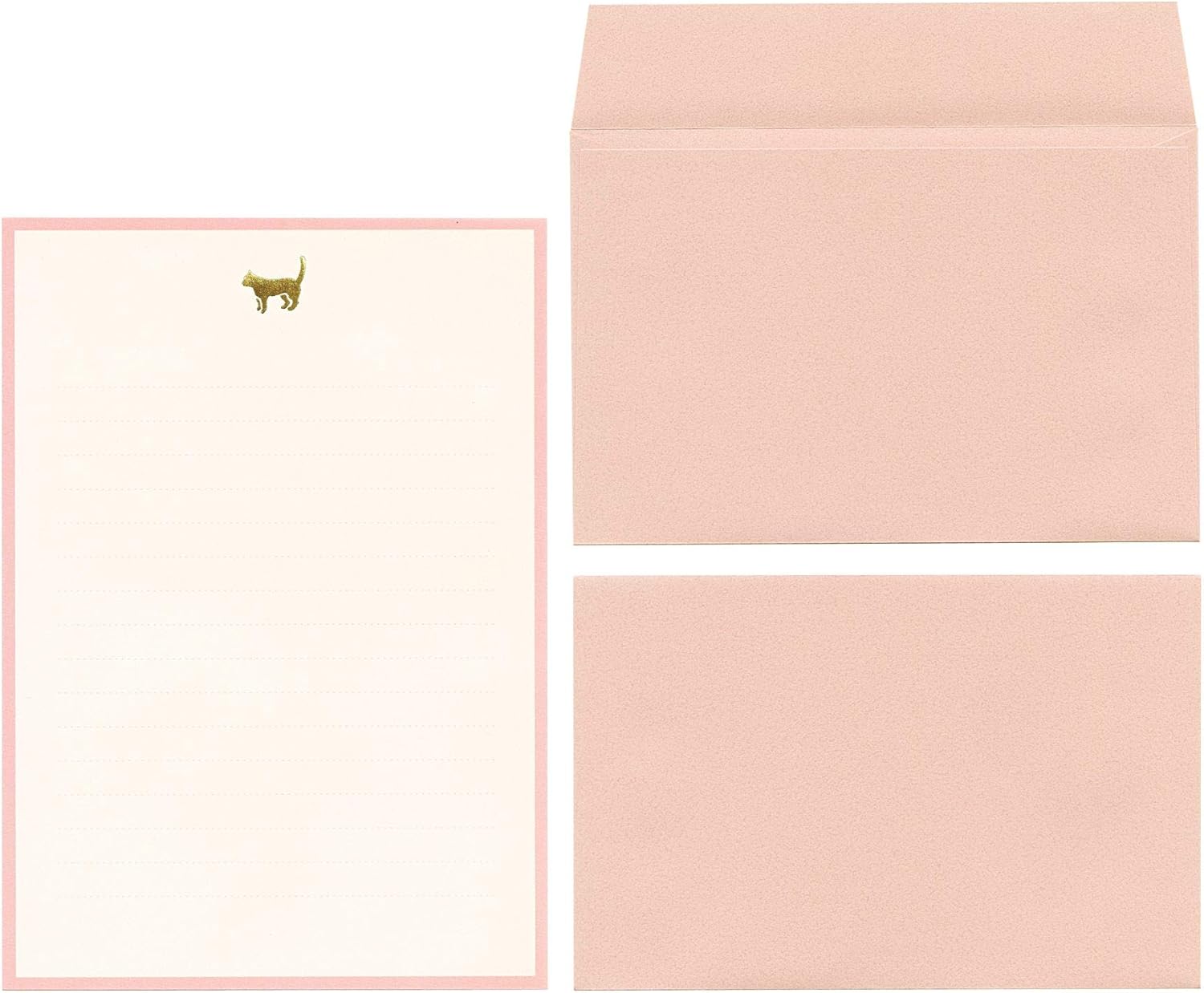 Cat Gold Foil Lucia Letter Writing Set