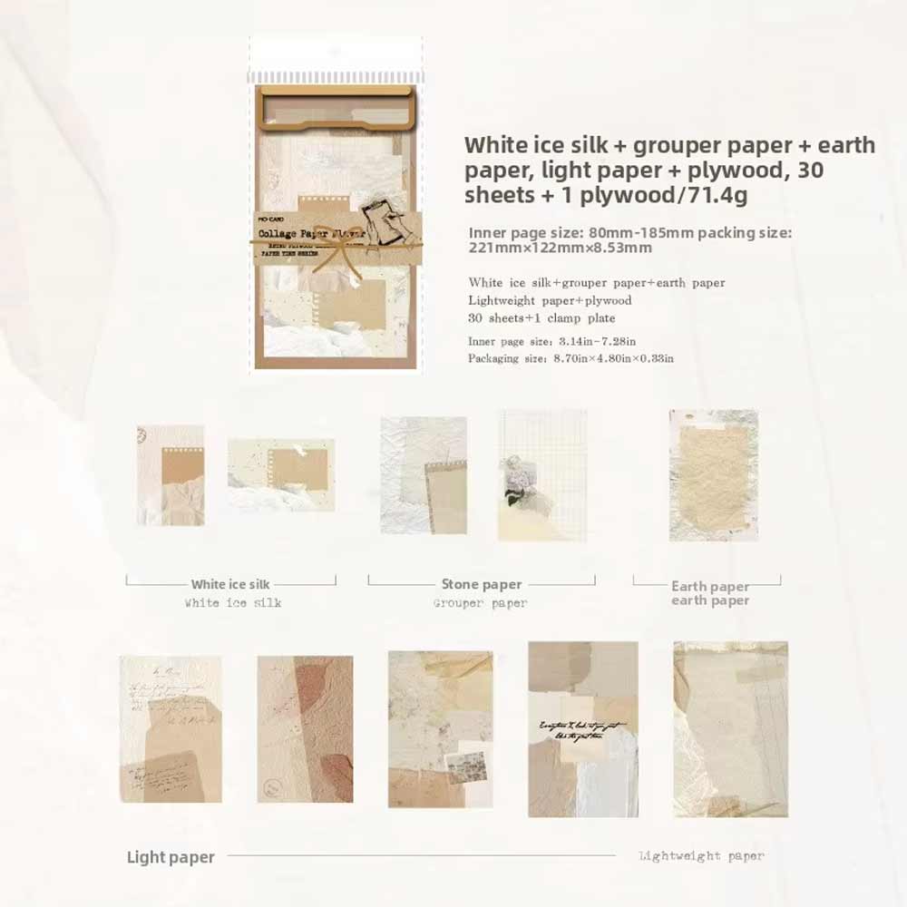 'Clipboard of 'Collage Paper' Printed Patterned Paper Pack
