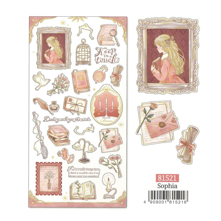 Pink 'Choupinet Seal' Sticker Sheet - Sophia