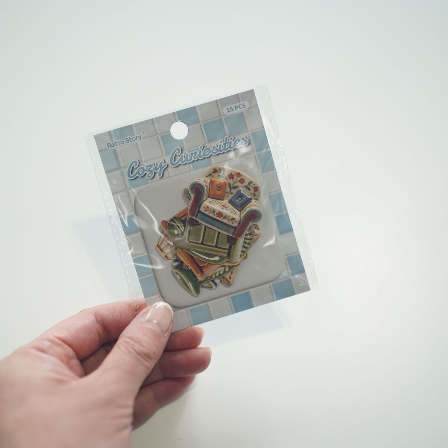 Retro Home 'Cozy Curiosities' Cardstock Flake Stickers