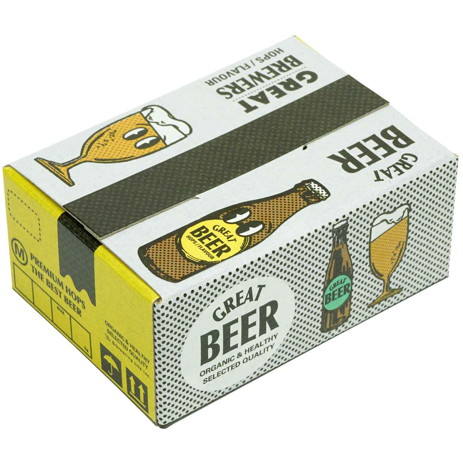 Craft Beer | Small Box of Flake Stickers | Haco Seal