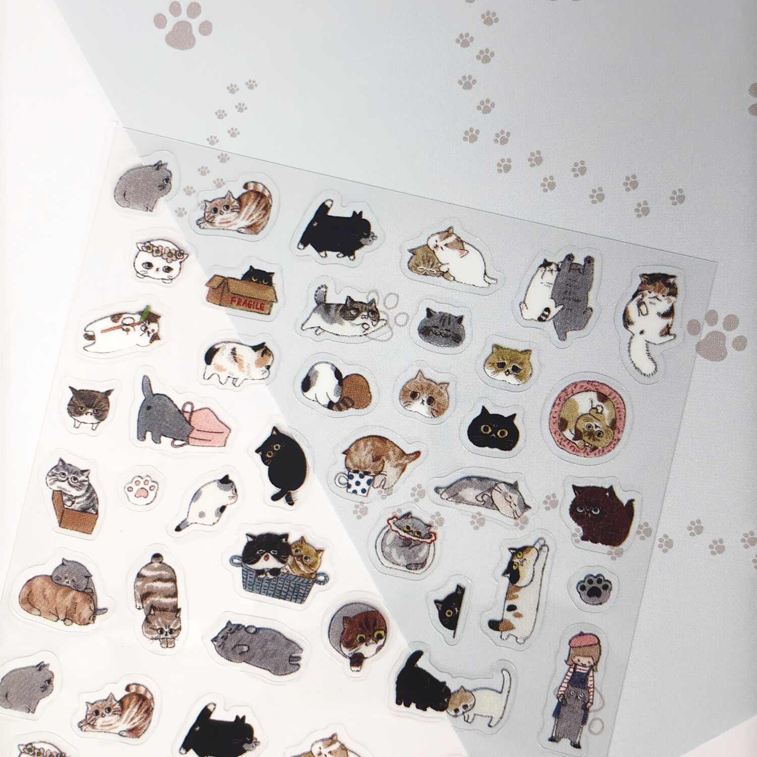 Exotic Shorthair Cat Breeds 'Shinzi Katoh' Planner Sticker Sheet