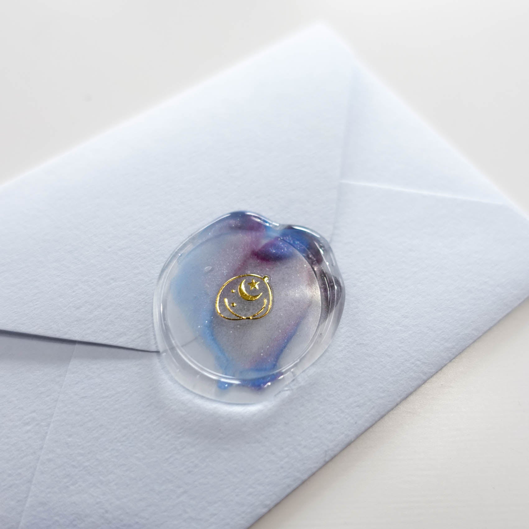 Constellation Gold Embossed Clear-Backed Decorative Stickers Sheet