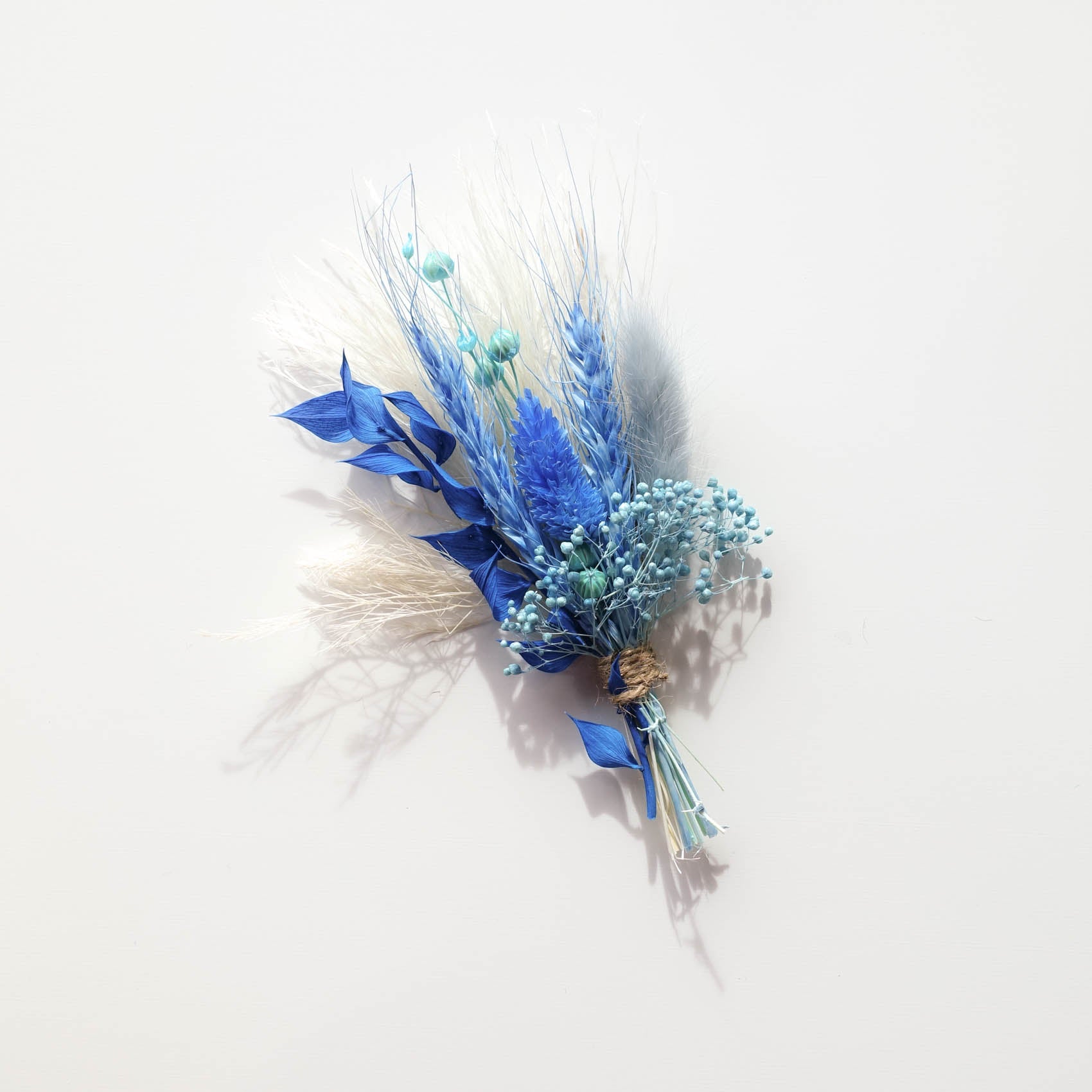 Blissful Blue Dried Posy Mini Bunch Flowers