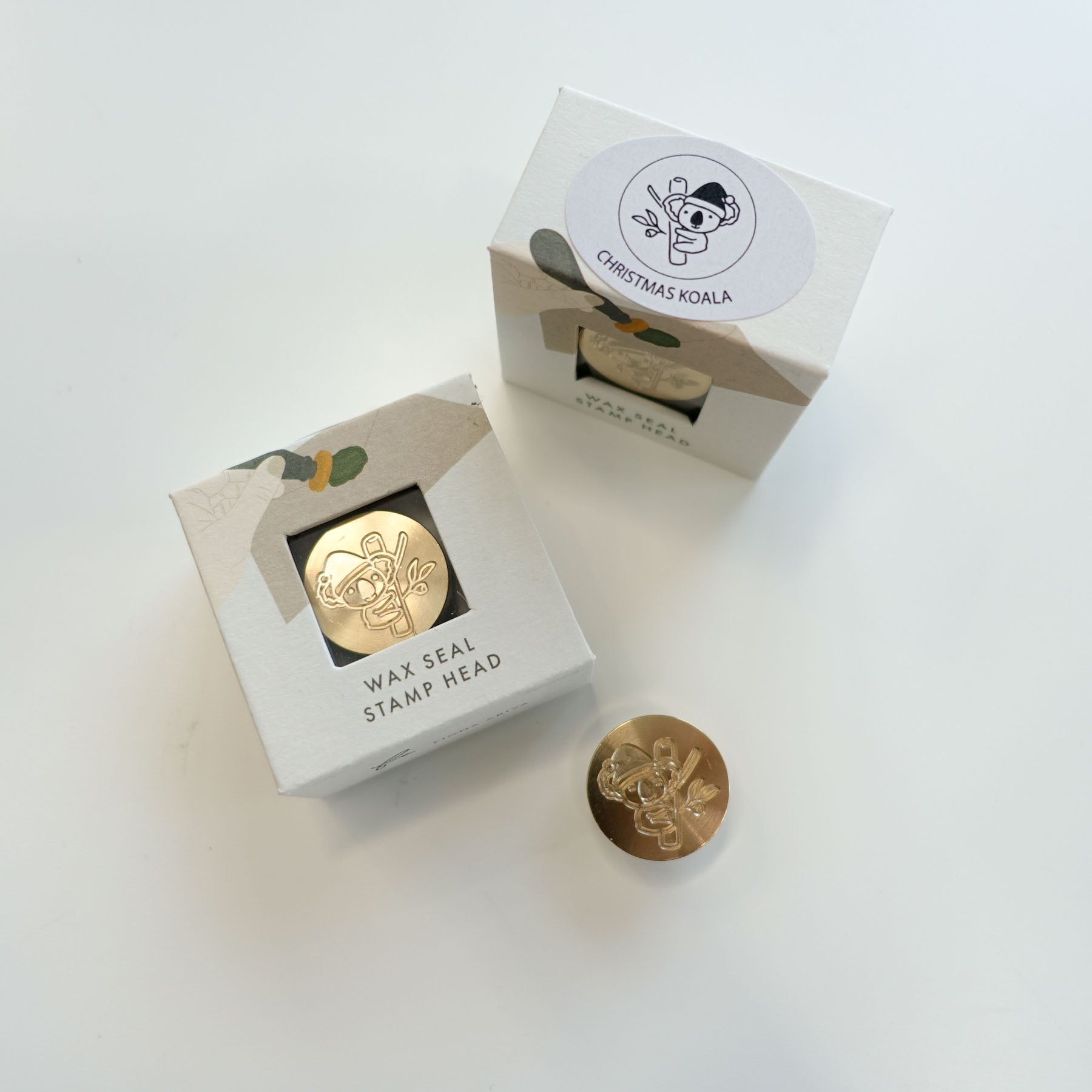 Christmas Koala wax seal stamp, wax seal kit or stamp head