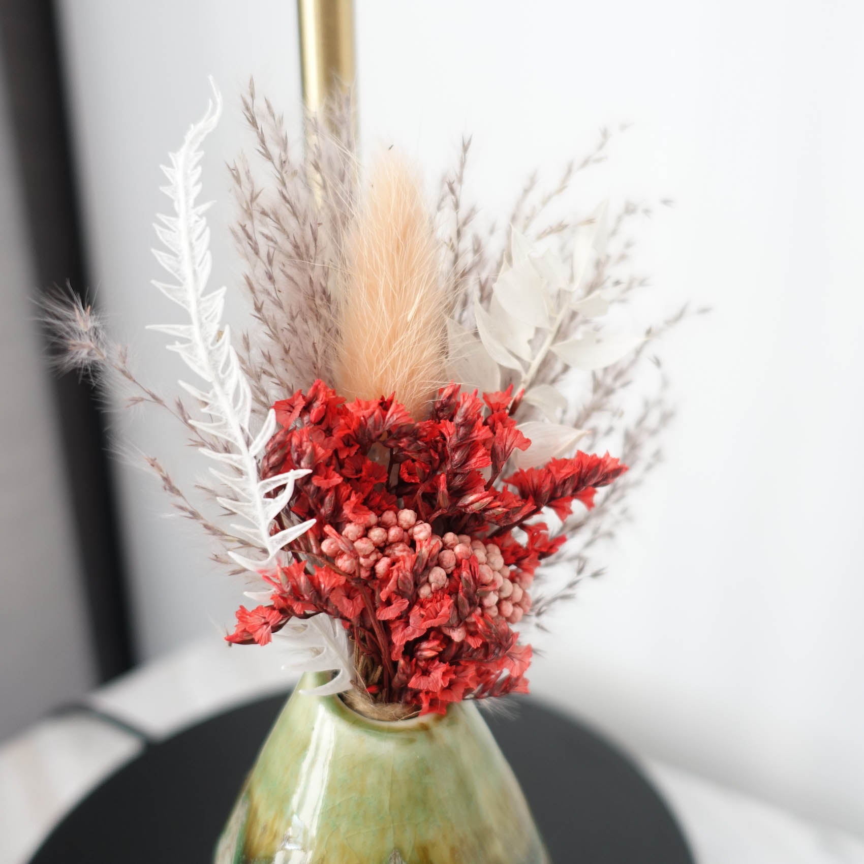red pink small mini dried flower bouquet for gift hampers boxes wedding home vase australia