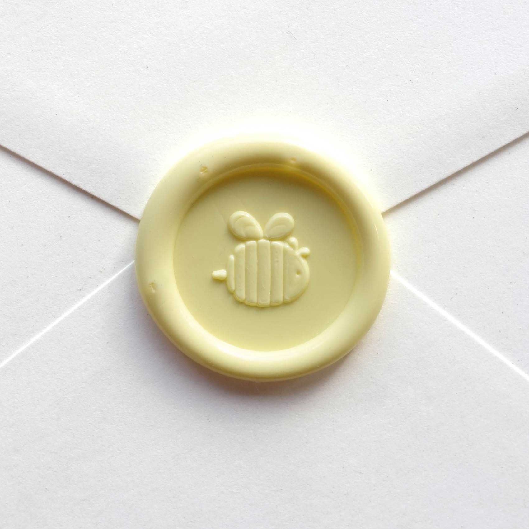 cute bee wax seal fiona ariva australia mini wax stamp