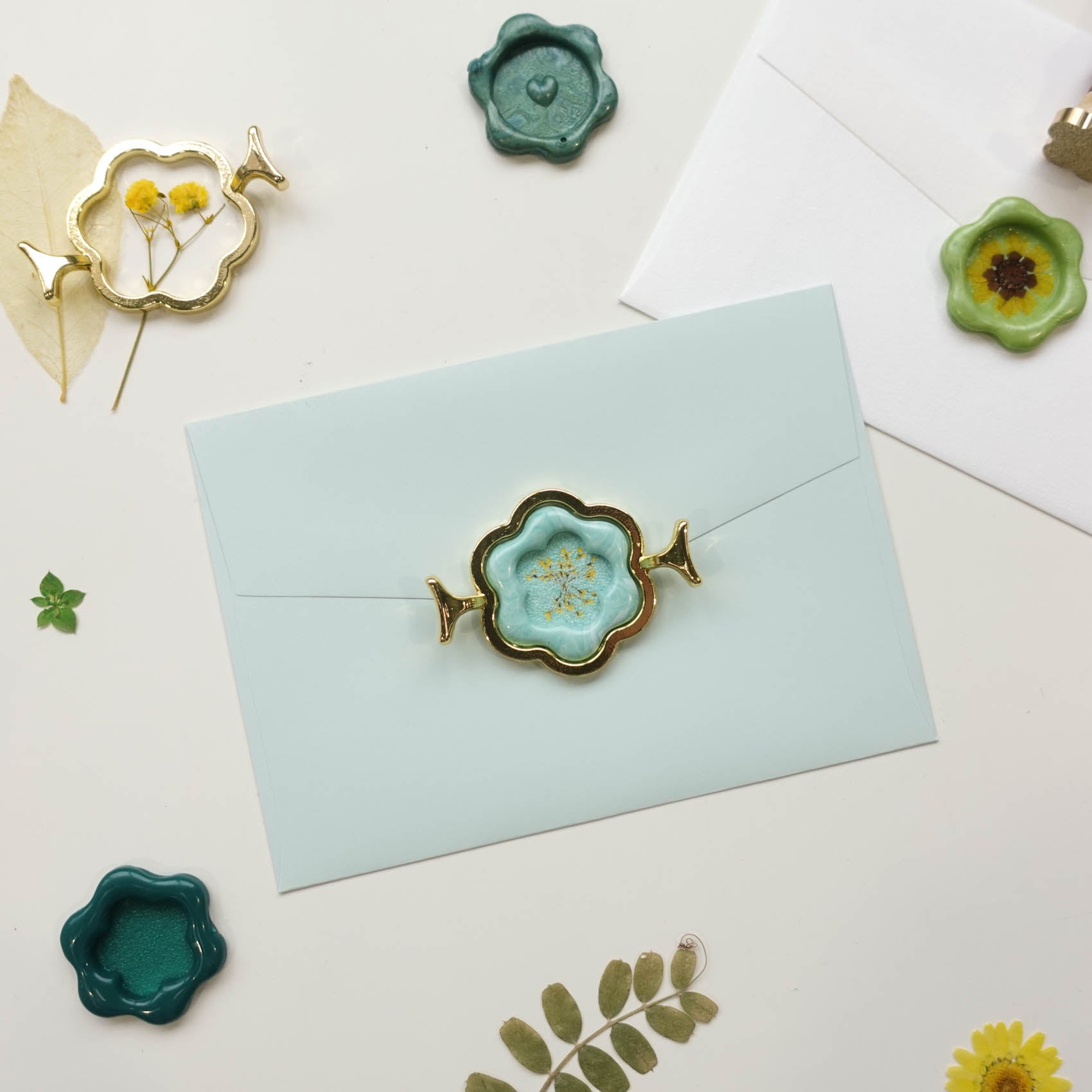 blossom wax seal gold ring mould template fiona ariva australia