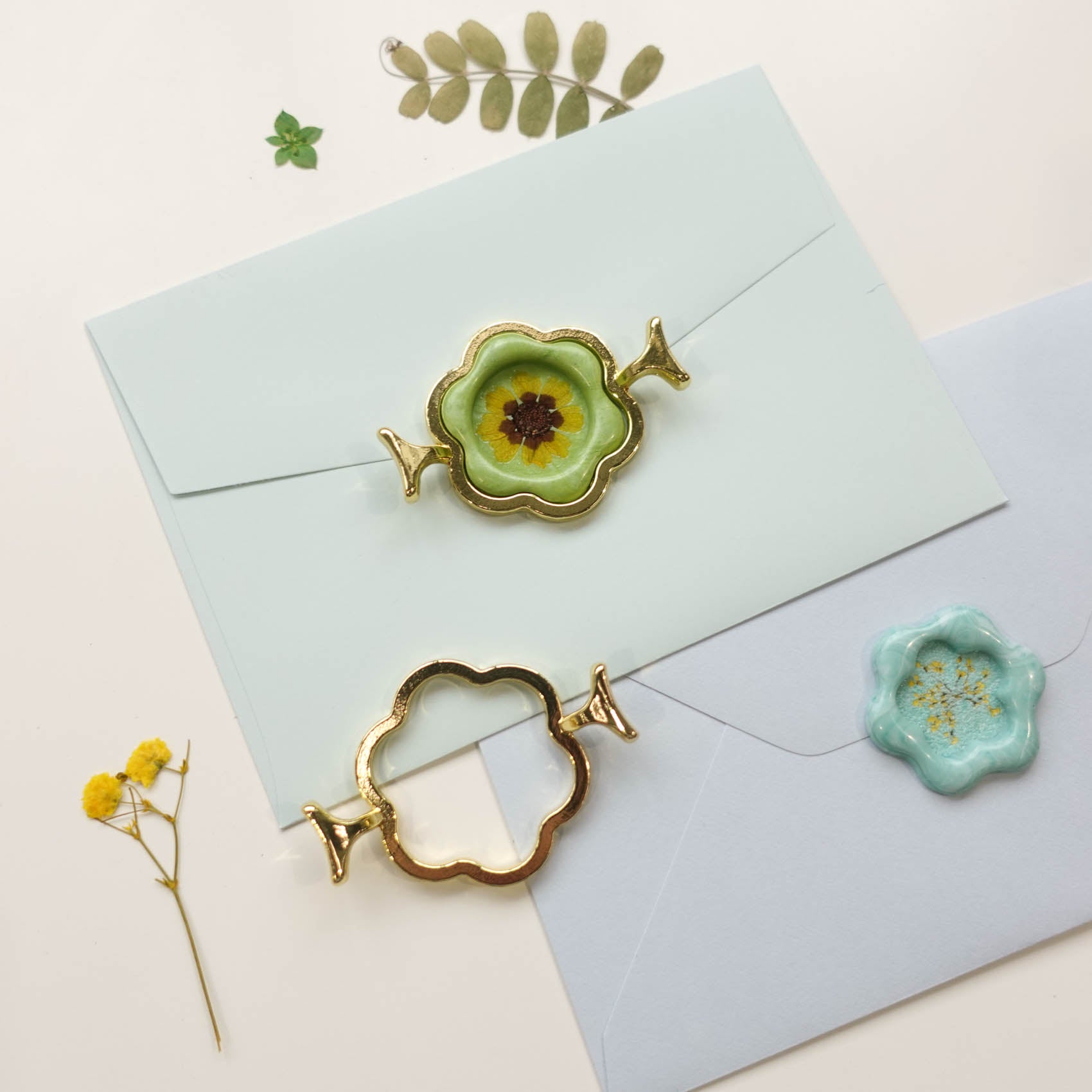 blossom wax seal gold ring mould template fiona ariva australia