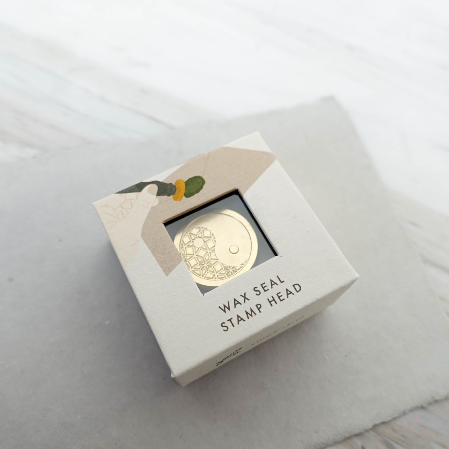 yin and yang wax seal stamp head fiona ariva australia