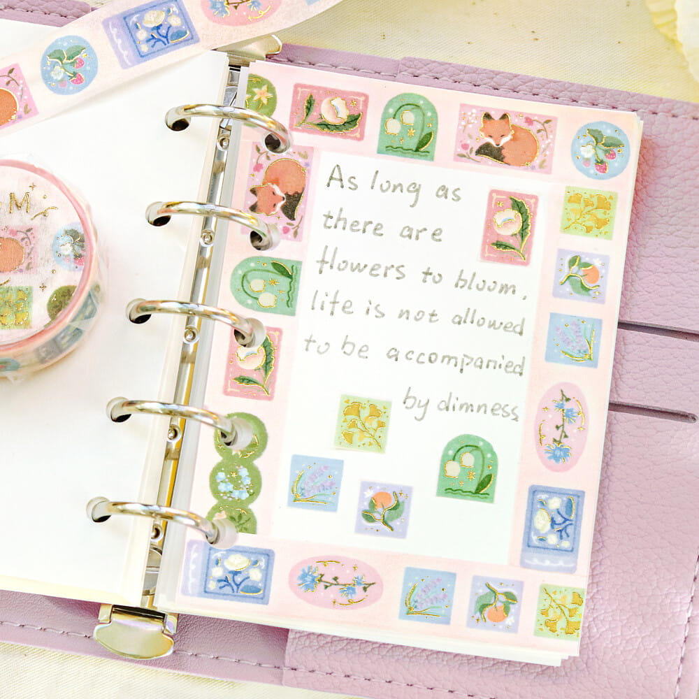 Fox & Forest Through The Trees Clear Washi Tape | BGM