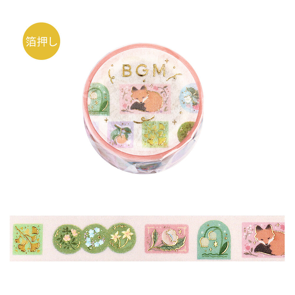 Fox & Forest Through The Trees Clear Washi Tape | BGM